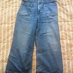 Maeve Collette Blue Wide-Leg Jeans